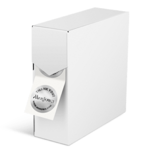 Silver Labels on Roll